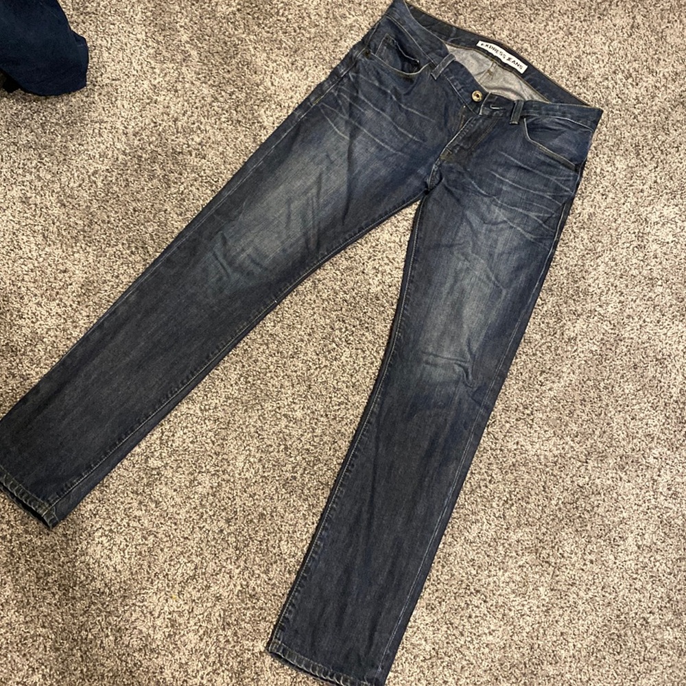 Express Rocco slim fit Jeans in white 30/32